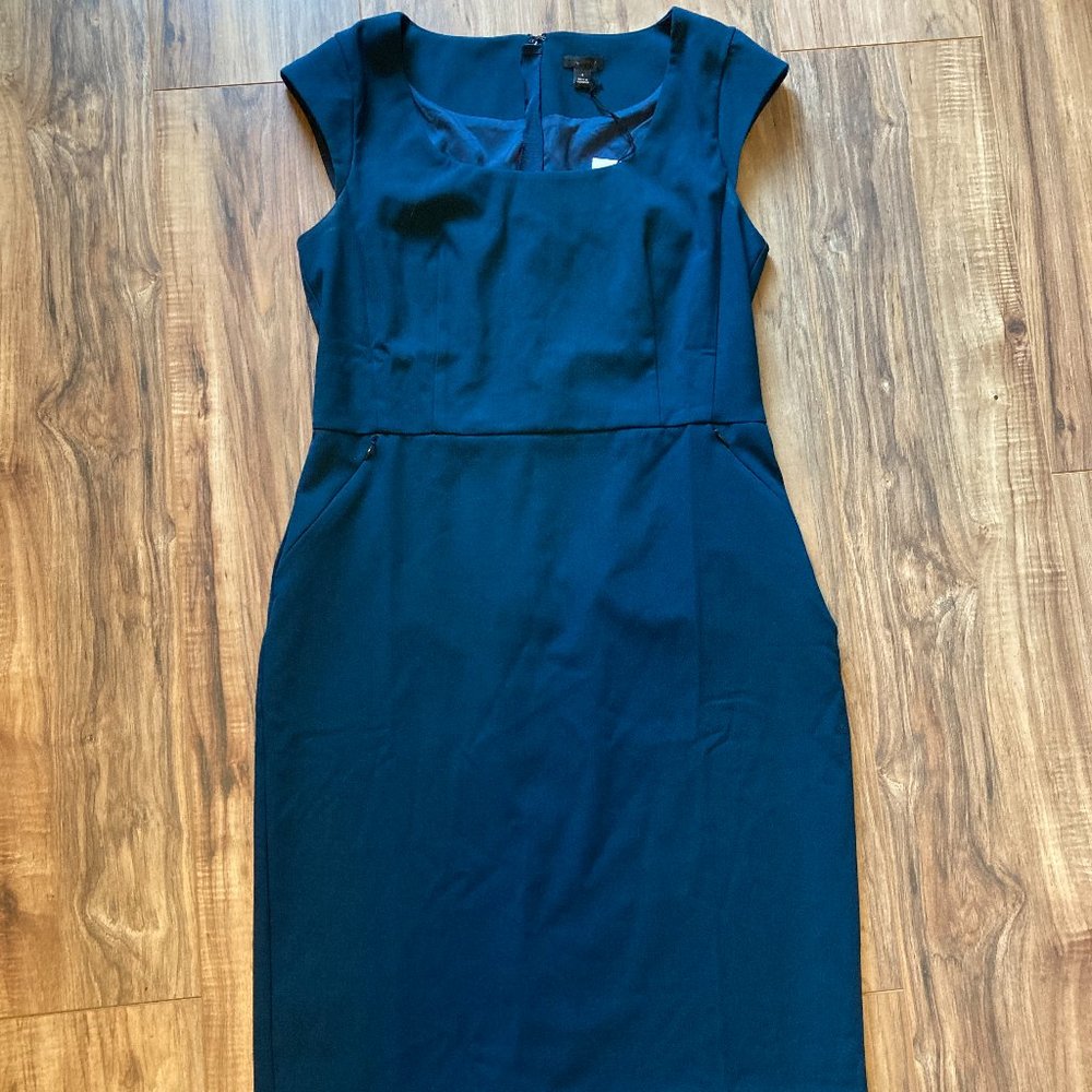 Ann Taylor Teal Suit Dress